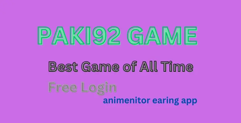 PAKI92 Game App Login